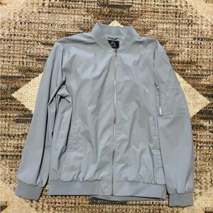 Men's Outdoor Jacket Gray Bomber Jacket XL